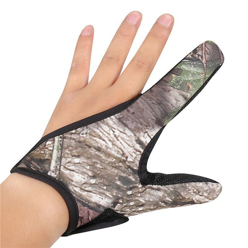 Guantes de pesca con 2 dedos, guantes transpirables, guantes antideslizantes usables, Protector de dedos para pesca, aparejos de pesca, caza, impermeables
