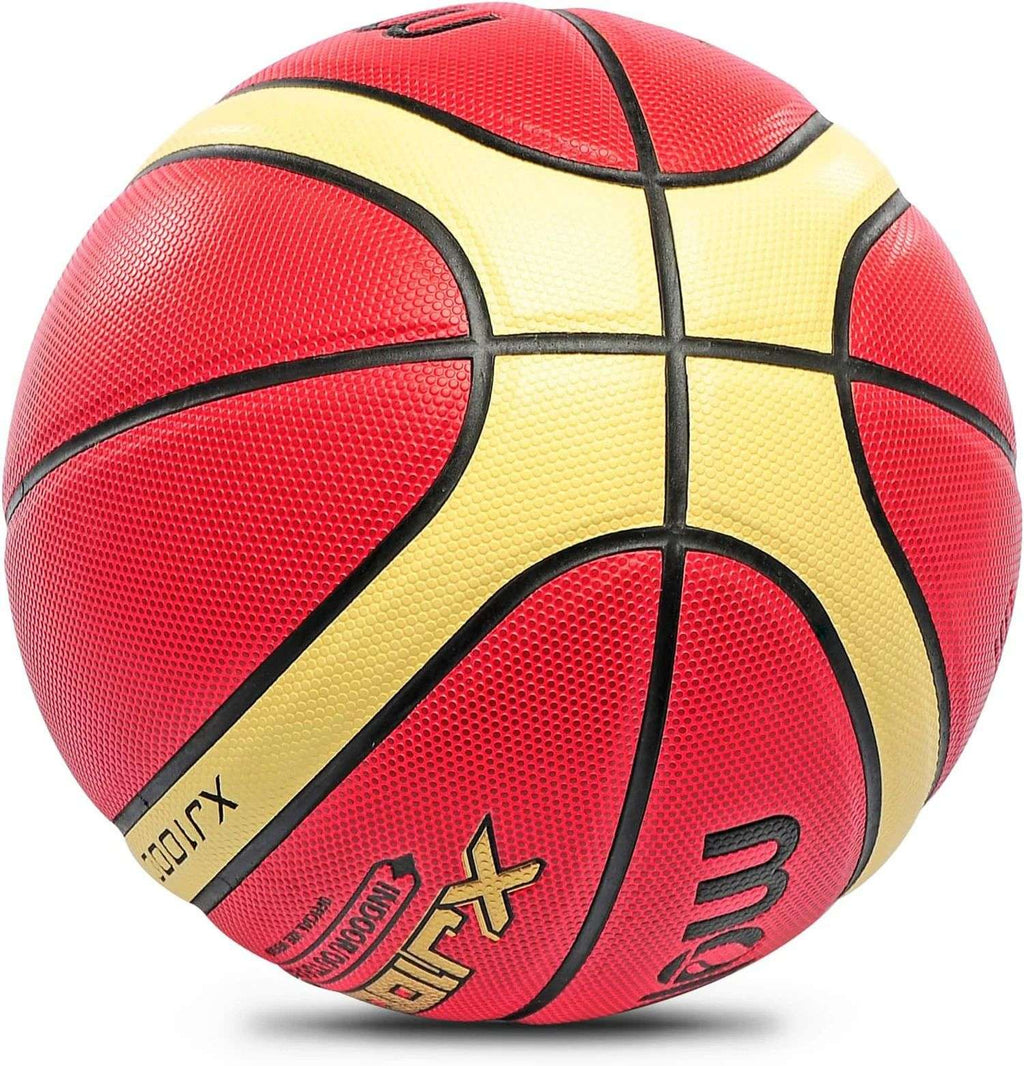 Baloncesto fundido XJ1000 Talla 6, 7 Entrenamiento interior/exterior Baloncesto de cuero PU resistente al desgaste