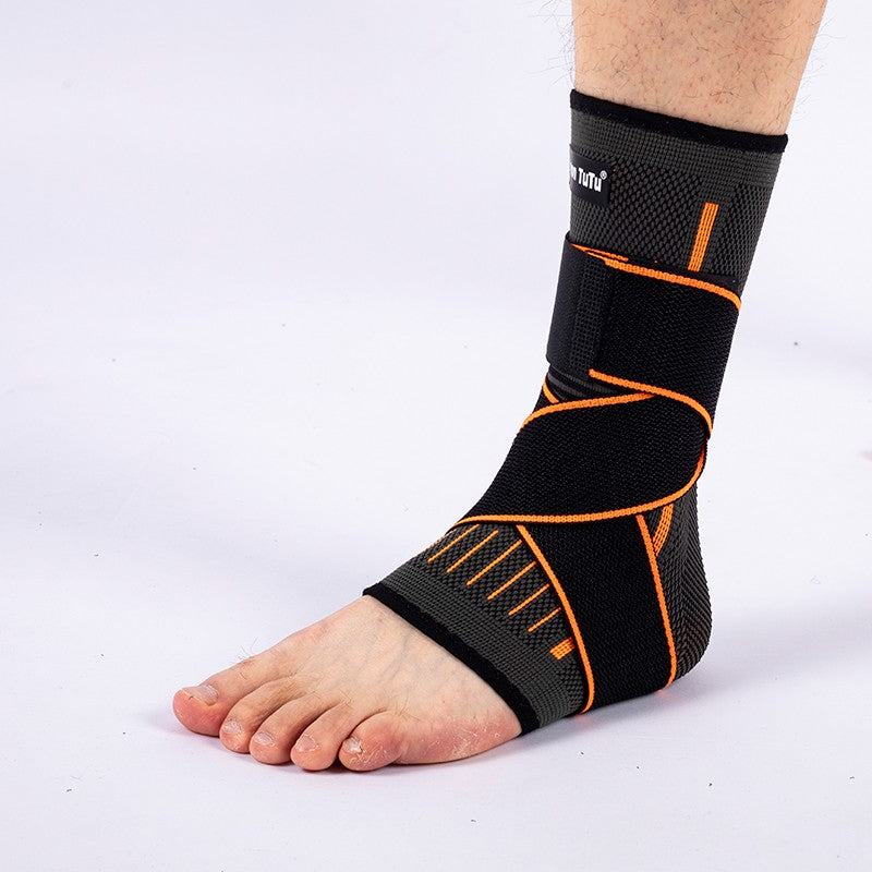 Tobillera ajustable de compresión, Protector de tobillo para correr, fútbol, baloncesto, tejido de nailon, vendaje de gimnasio, correa de tobillo