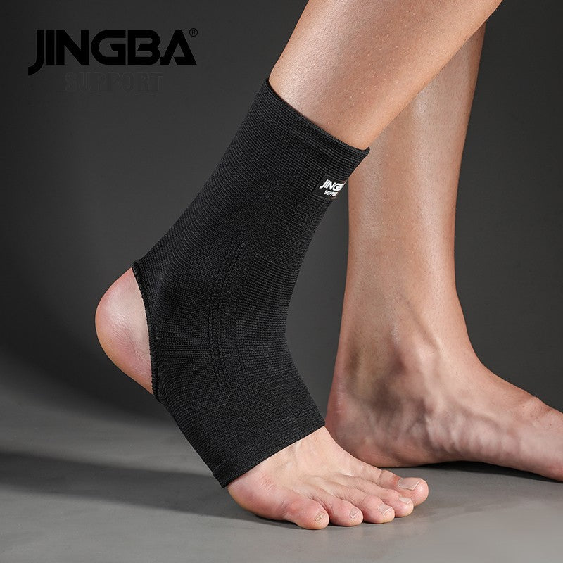Soporte JINGBA, 1 Uds., envío directo, tobillera de compresión de nailon negro, Protector de soporte para deportes al aire libre, articulación protectora del tobillo