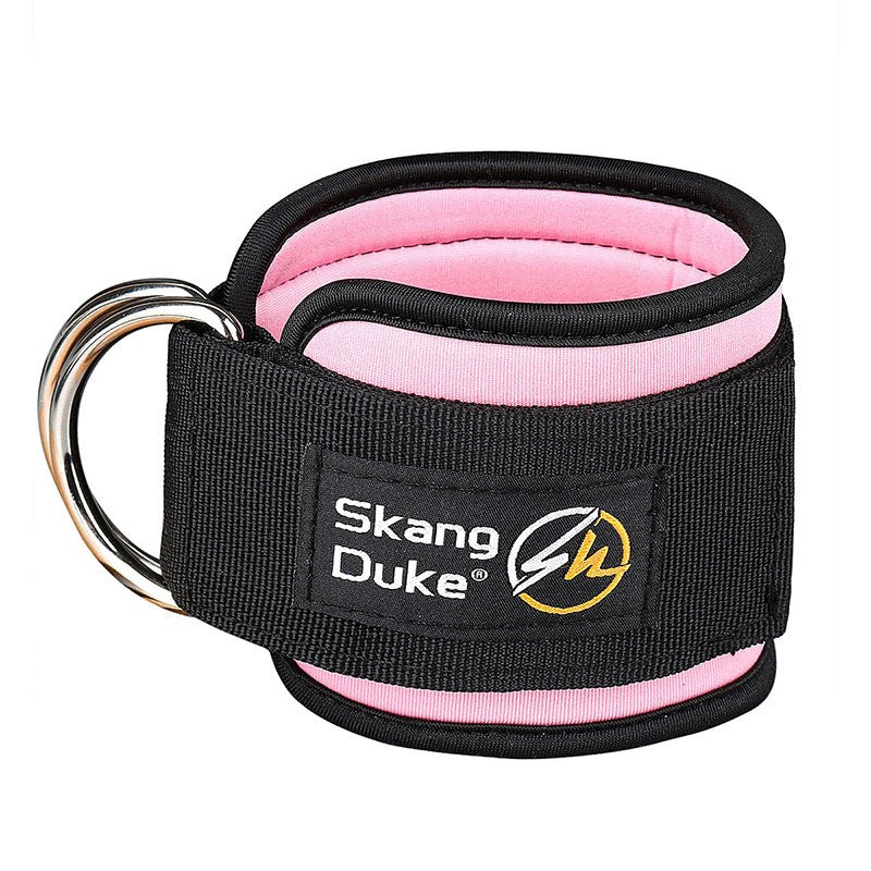 Correas de tobillo ajustables con anillo en D para máquinas de cables, cómodos puños de tobillo para entrenamiento de fuerza muscular de glúteos y piernas en gimnasio, 1 ud.