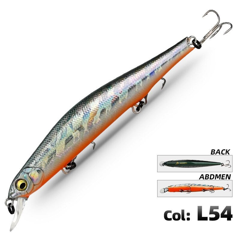 MEREDITH ORBIT-110SP sistema magnético Orbital Señuelos de Pesca superiores Minnow Wobbler calidad aparejos de pesca anzuelos para pesca