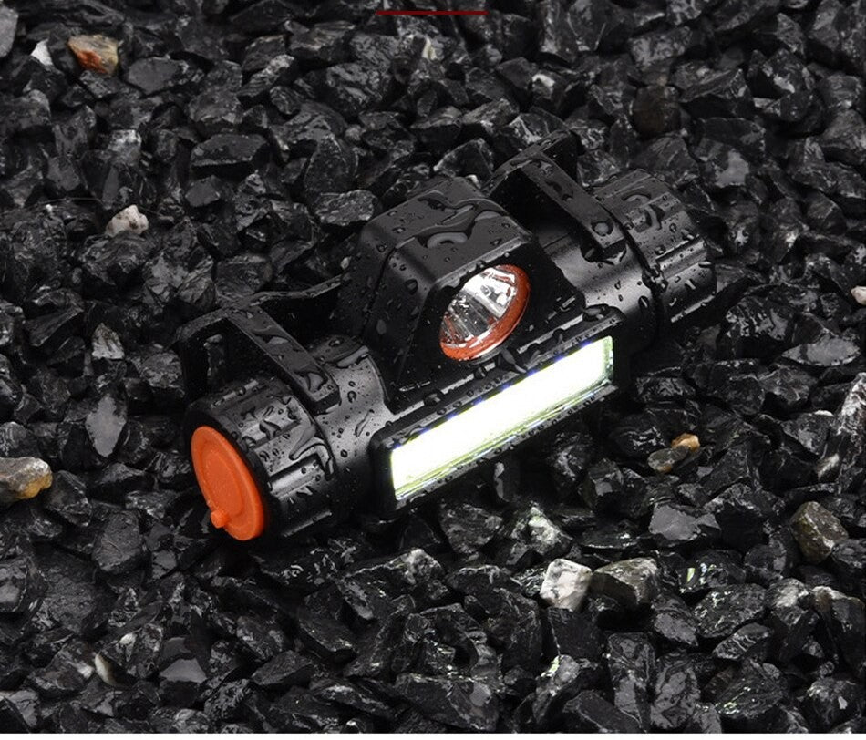 Faro recargable COB LED USB fuerte magnético potente faro Super brillante imperm