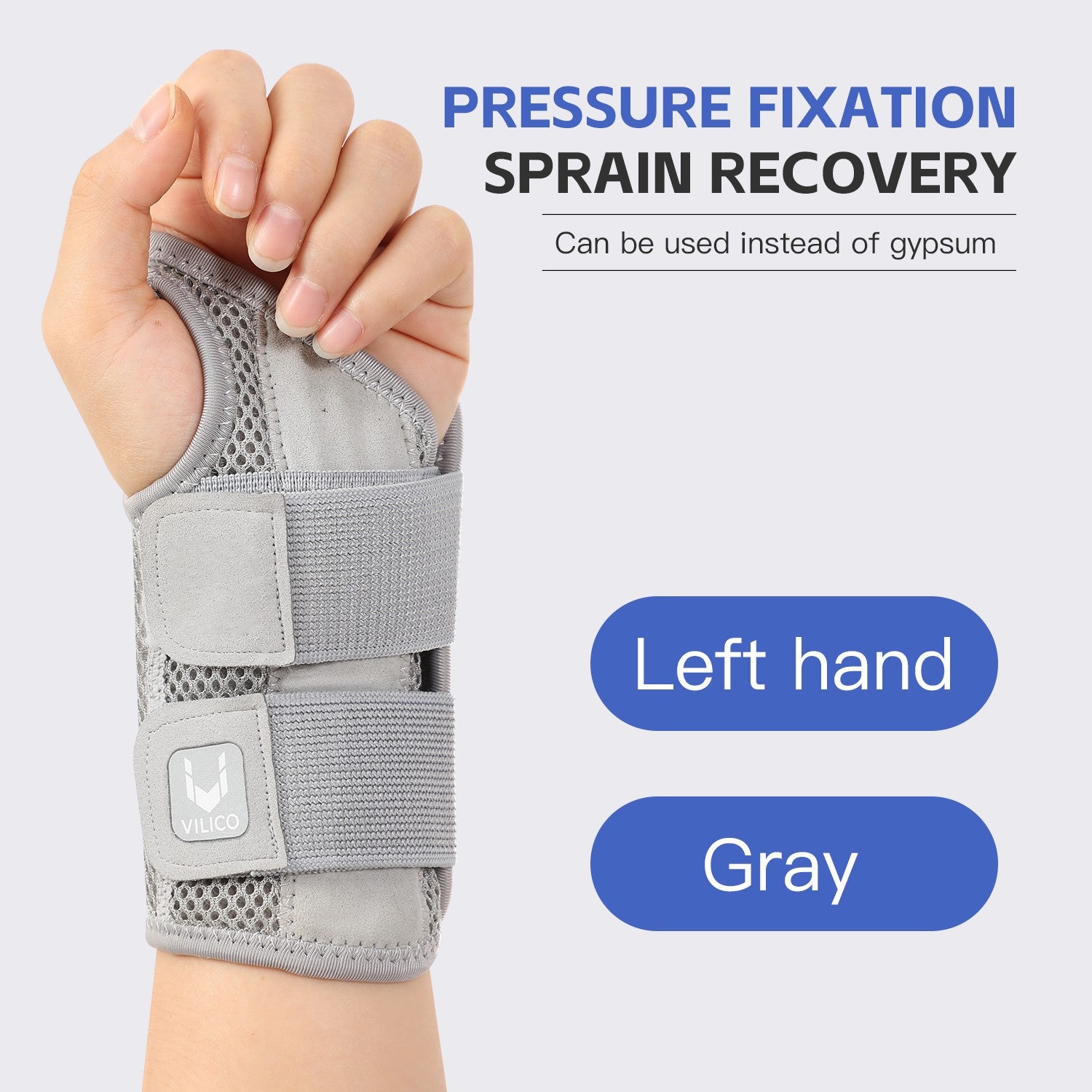 Muñequera para túnel carpiano, soporte con férulas, soporte de mano para artritis, tendinitis, esguince, lesiones, dolor de muñeca, 1 ud.