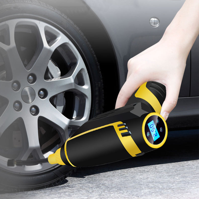 Bomba de compresor de aire inteligente para coche, portátil, automática, Digit