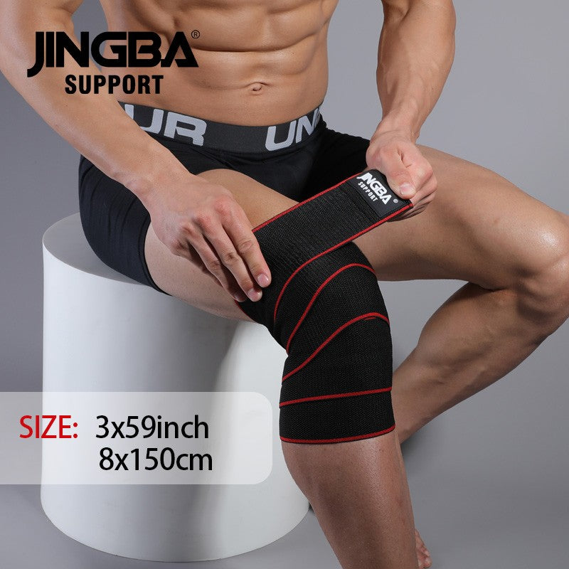 1 Uds. Rodilleras deportivas para levantamiento de pesas, vendajes para rodillas, sentadillas, accesorios para equipos de entrenamiento para gimnasio