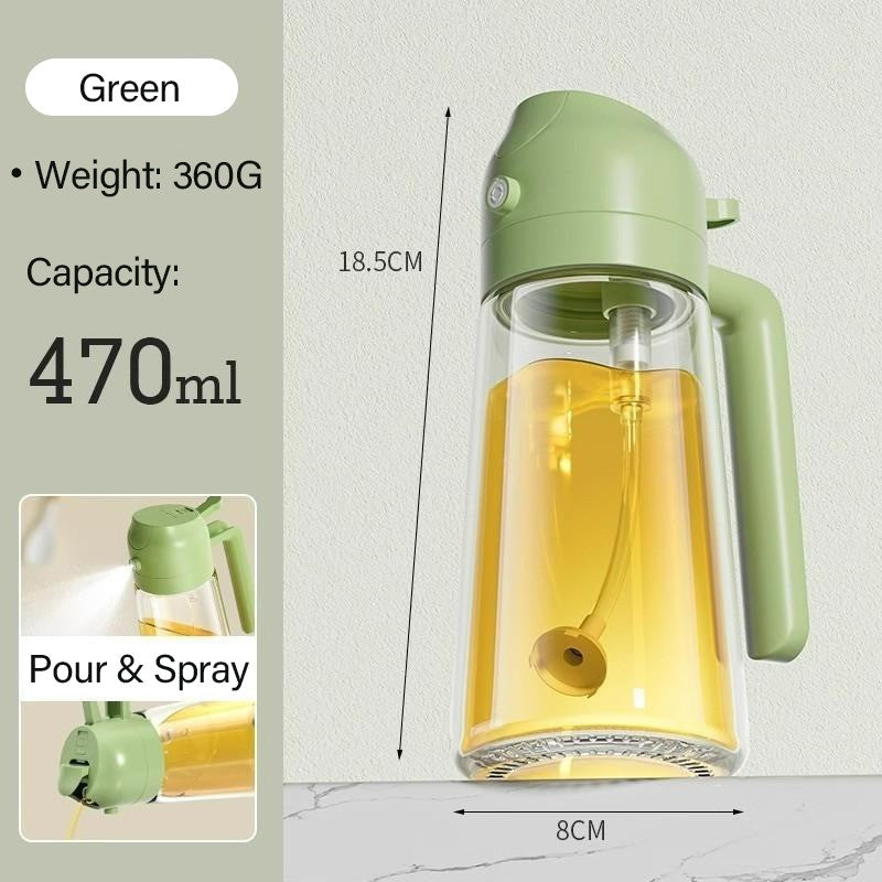 Dispensador de aceite de vidrio