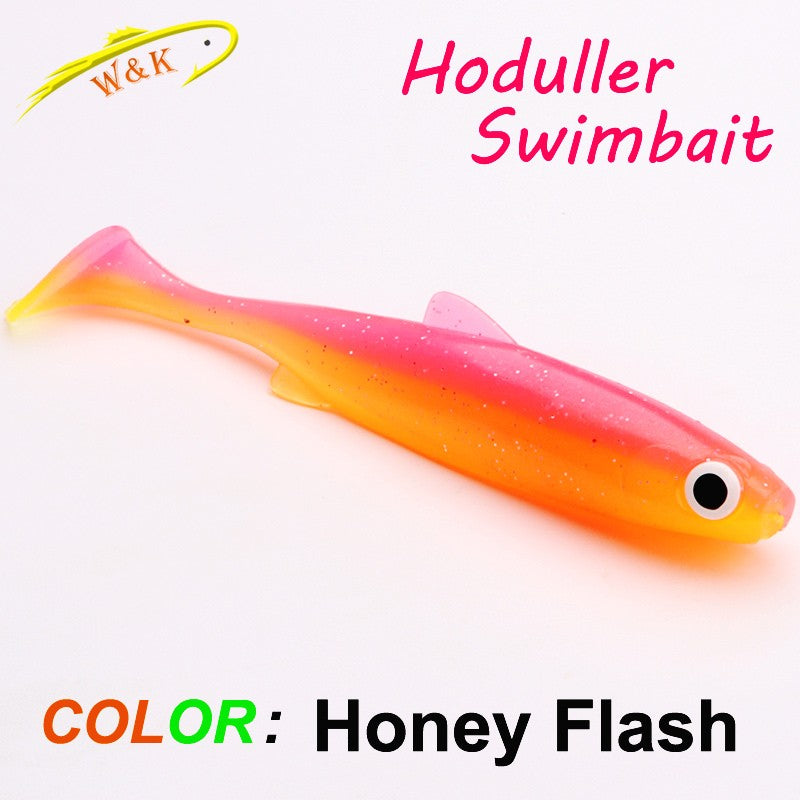 2024 nuevo cebo blando 5 tamaños Hoduller Swimbait para Lucio Zander Snook perca Señuelos de pesca con ojos 3D JIG Head Rig señuelo suave