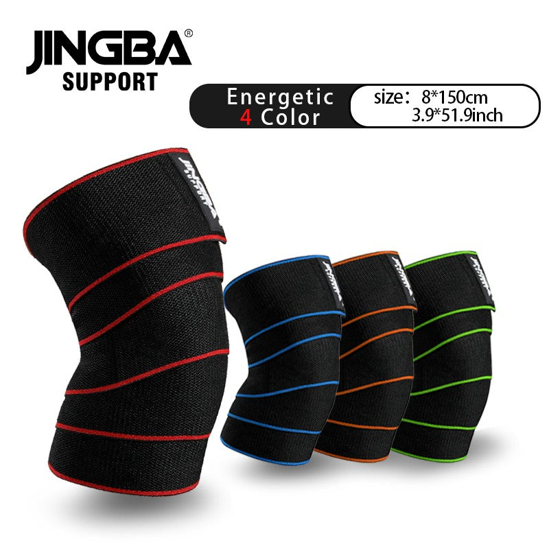 1 Uds. Rodilleras deportivas para levantamiento de pesas, vendajes para rodillas, sentadillas, accesorios para equipos de entrenamiento para gimnasio