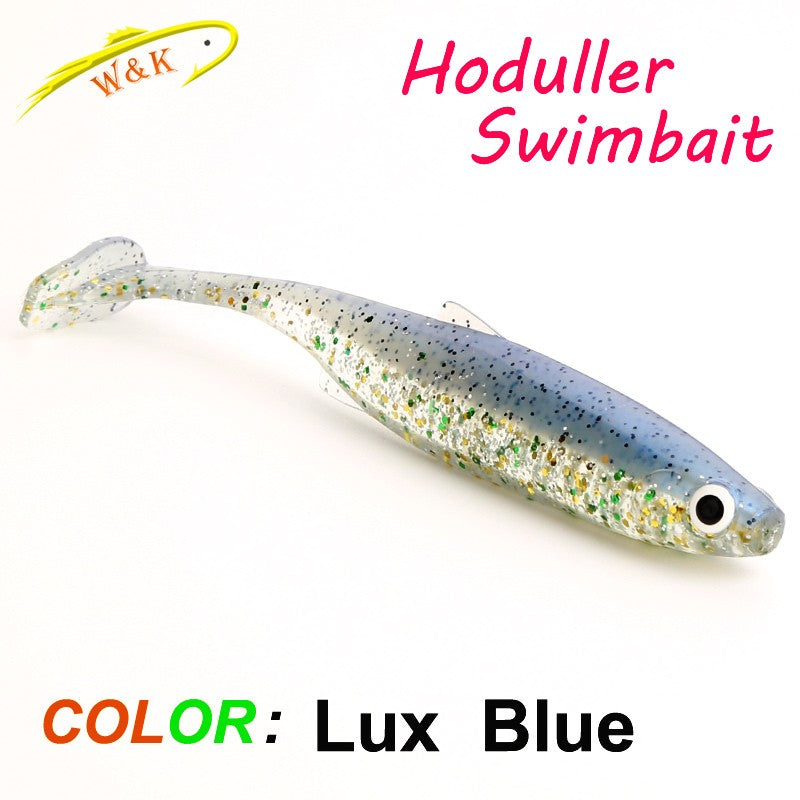 2024 nuevo cebo blando 5 tamaños Hoduller Swimbait para Lucio Zander Snook perca Señuelos de pesca con ojos 3D JIG Head Rig señuelo suave