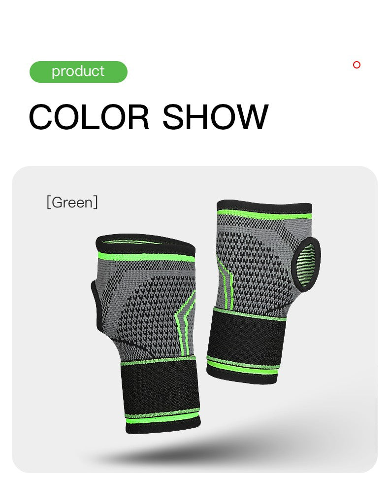 Muñequera deportiva para gimnasio, Protector de Palma, soporte de muñeca ajustable, correa, guantes de compresión para túnel carpiano
