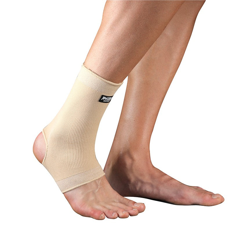 Soporte JINGBA, 1 Uds., envío directo, tobillera de compresión de nailon negro, Protector de soporte para deportes al aire libre, articulación protectora del tobillo