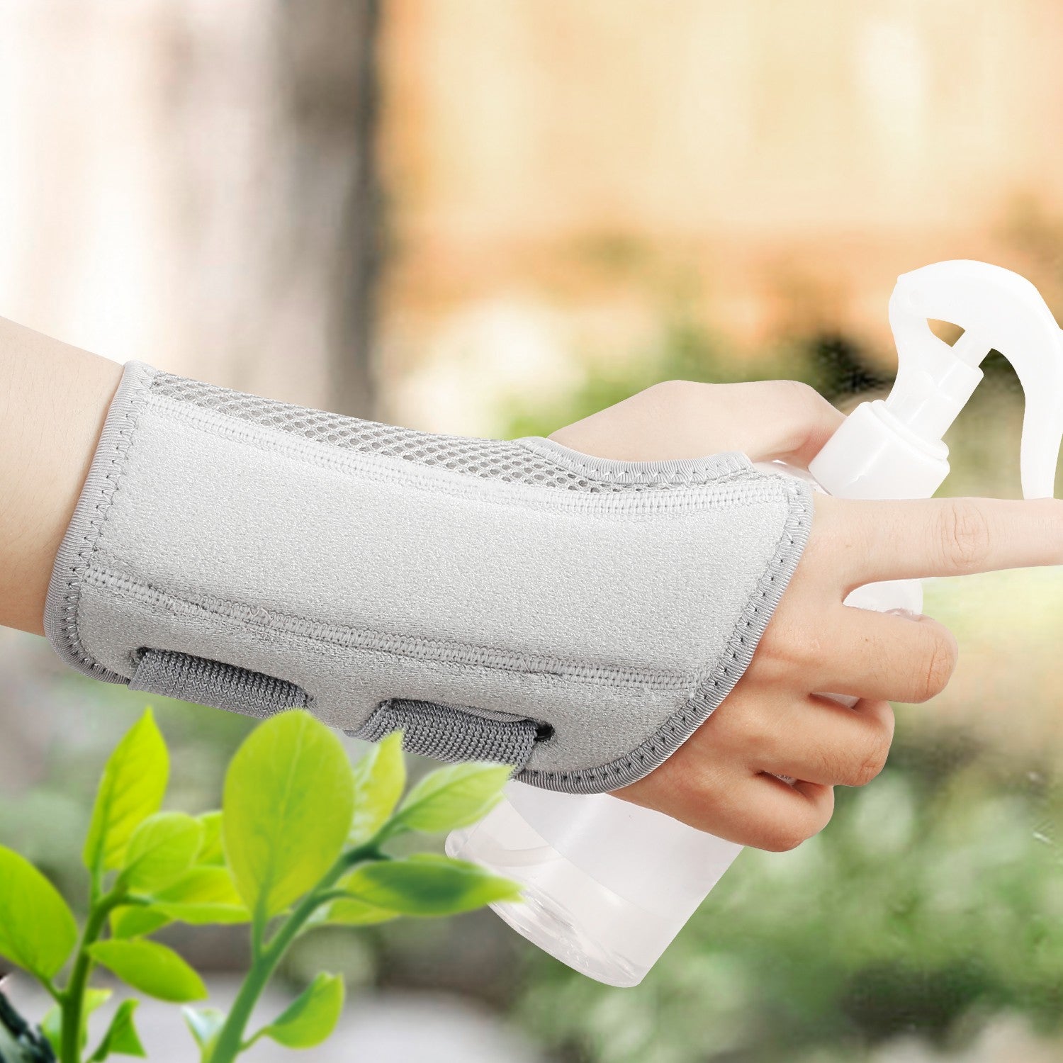 Muñequera para túnel carpiano, soporte con férulas, soporte de mano para artritis, tendinitis, esguince, lesiones, dolor de muñeca, 1 ud.