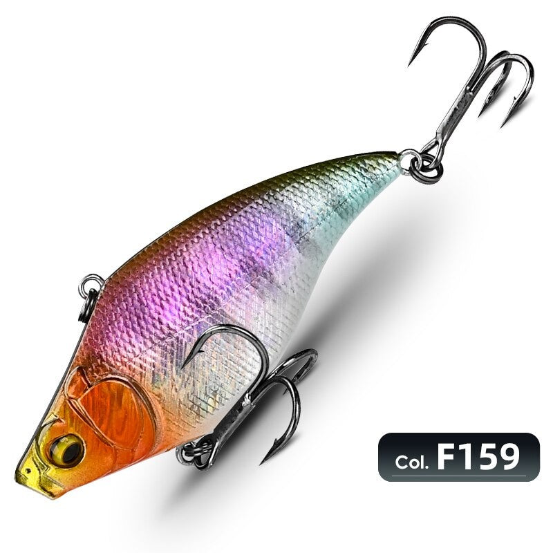MEREDITH VIBRATION-X VIB 75mm 19g Wobblers aparejos de pesca Señuelos de pesca cebo vibratorio para accesorios artificiales de profundidad completa