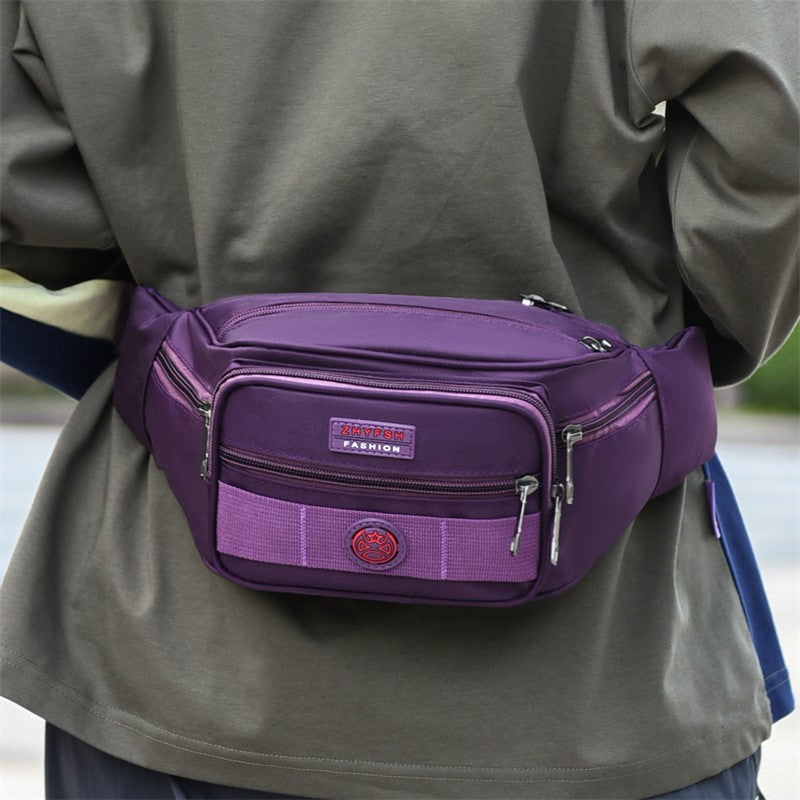 Riñonera multifuncional Unisex de gran capacidad, impermeable, Oxford, paquete de negocios, bolso cruzado de pecho a la moda para viajes y trabajo