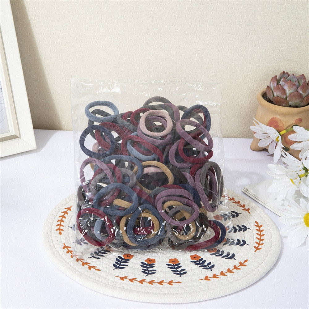 50/100 piezas de donitas para el cabello