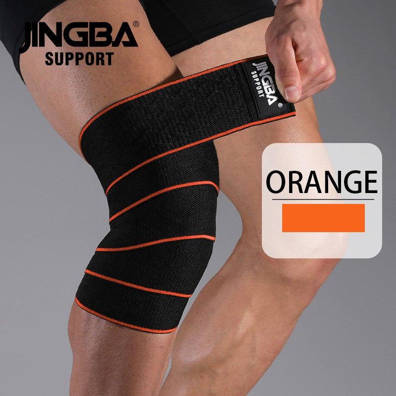 1 Uds. Rodilleras deportivas para levantamiento de pesas, vendajes para rodillas, sentadillas, accesorios para equipos de entrenamiento para gimnasio