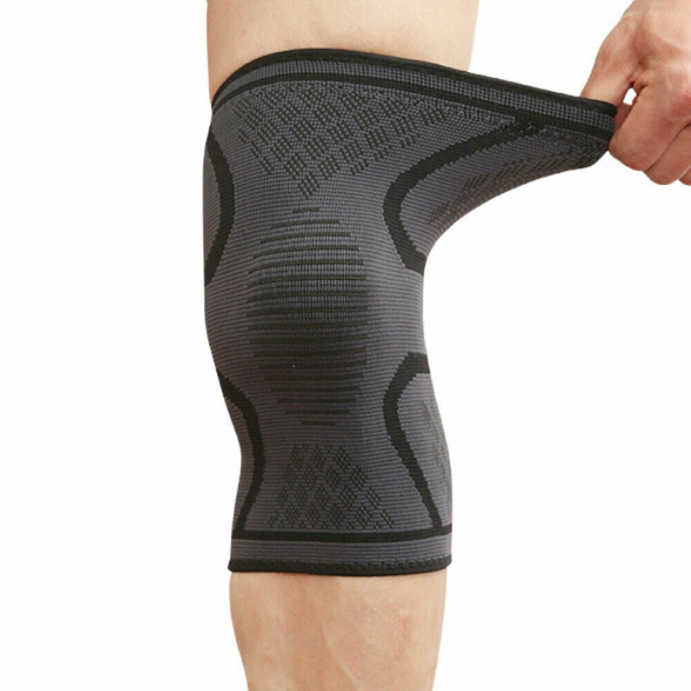Rodillera de compresión deportiva de nailon elástico, rodillera de compresión para baloncesto, Fitness, correr, ciclismo, 1 ud.
