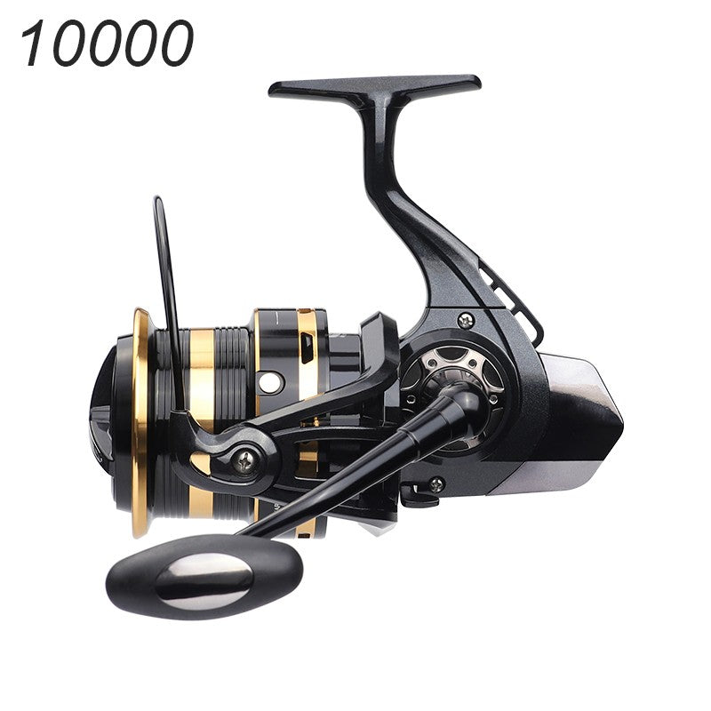 Carrete de Pesca LINNHUE grande 8000 9000 10000 12000 14000 carrete giratorio arrastre 20KG carrete potente agua salada Pesca de agua dulce Pesca