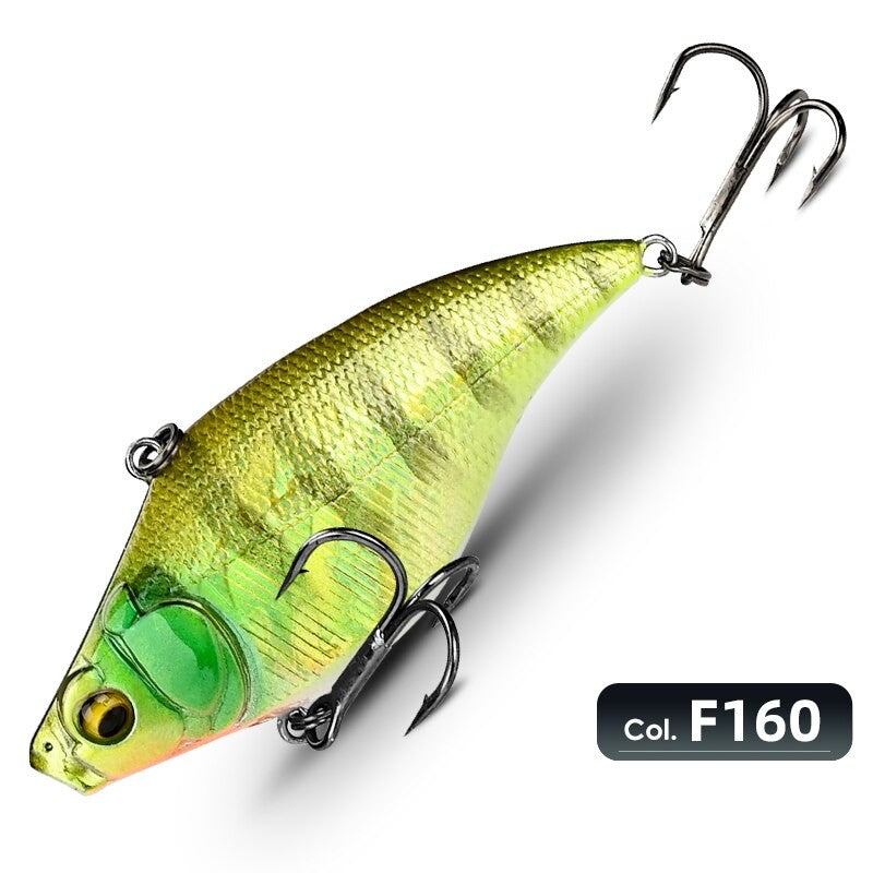 MEREDITH VIBRATION-X VIB 75mm 19g Wobblers aparejos de pesca Señuelos de pesca cebo vibratorio para accesorios artificiales de profundidad completa