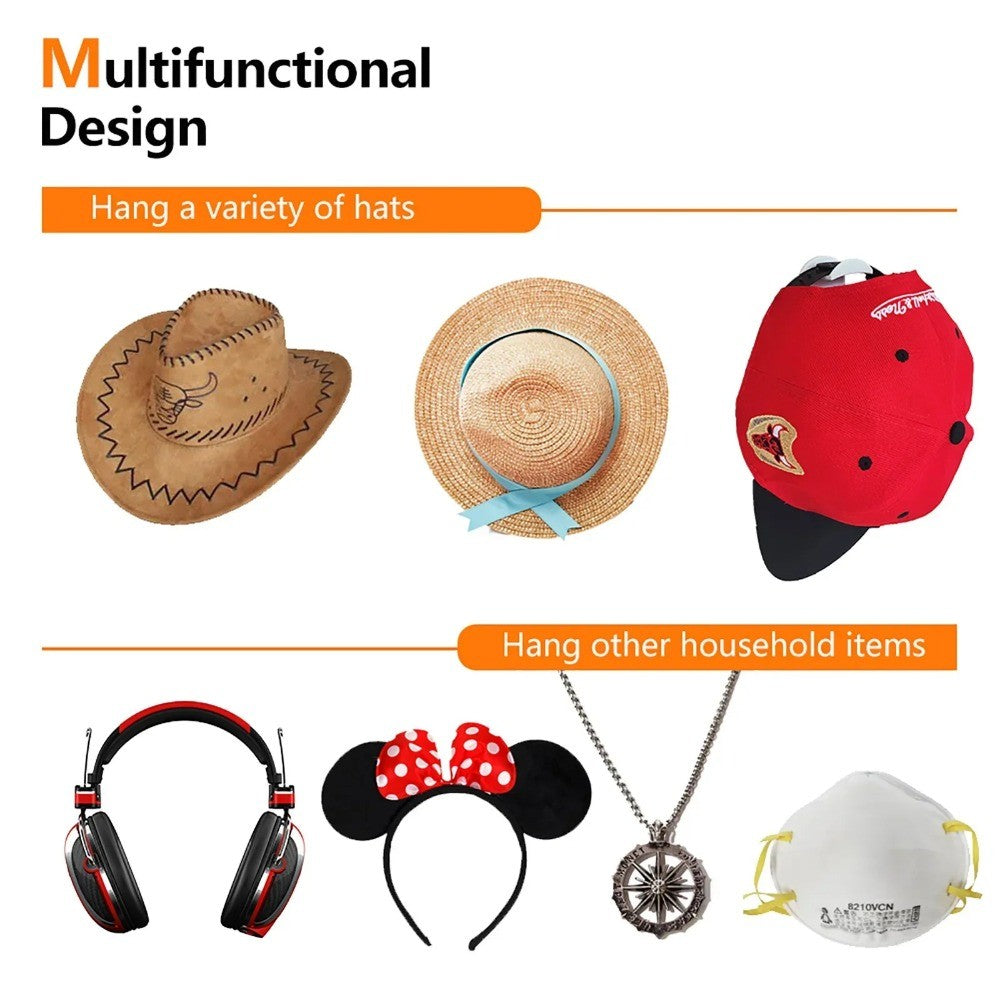 Ganchos Organizadores de Gorras