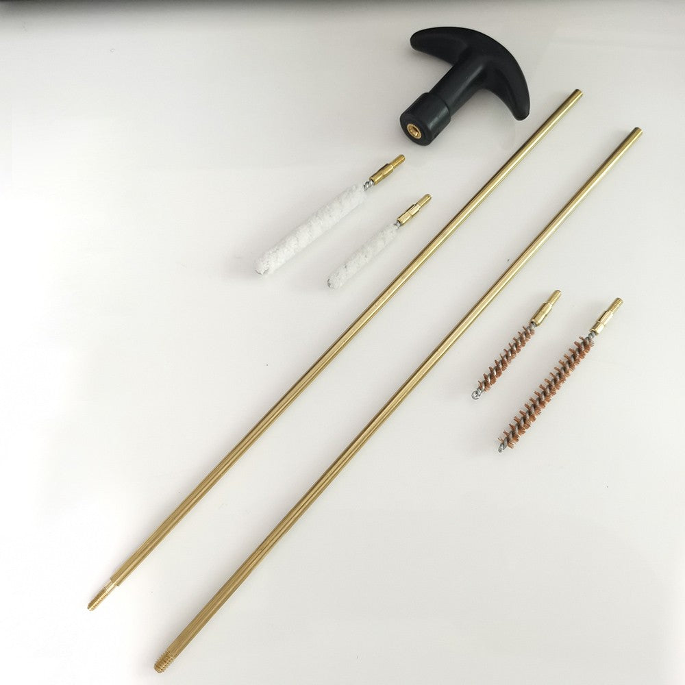 Kit de limpieza de Rifle de aire táctico GAMO, 4,5mm, 5,5mm, cepillo de alambre de limpieza de barril, fregonas de lana para caza. 177.22 Rifles y pistolas