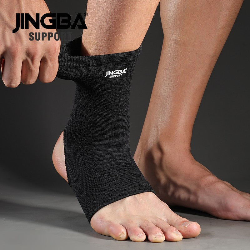 Soporte JINGBA, 1 Uds., envío directo, tobillera de compresión de nailon negro, Protector de soporte para deportes al aire libre, articulación protectora del tobillo
