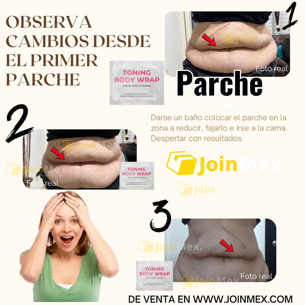 Parche reductor de tallas en solo 45 minutos