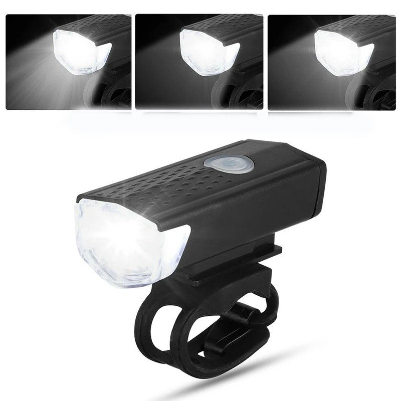 Luz LED para bicicleta ZK30, recargable por USB, faro delantero y trasero para bicicleta de montaña, linterna, luz de advertencia de seguridad en ciclismo