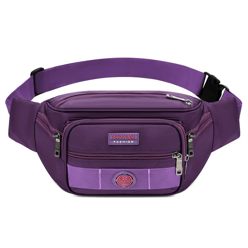 Riñonera multifuncional Unisex de gran capacidad, impermeable, Oxford, paquete de negocios, bolso cruzado de pecho a la moda para viajes y trabajo