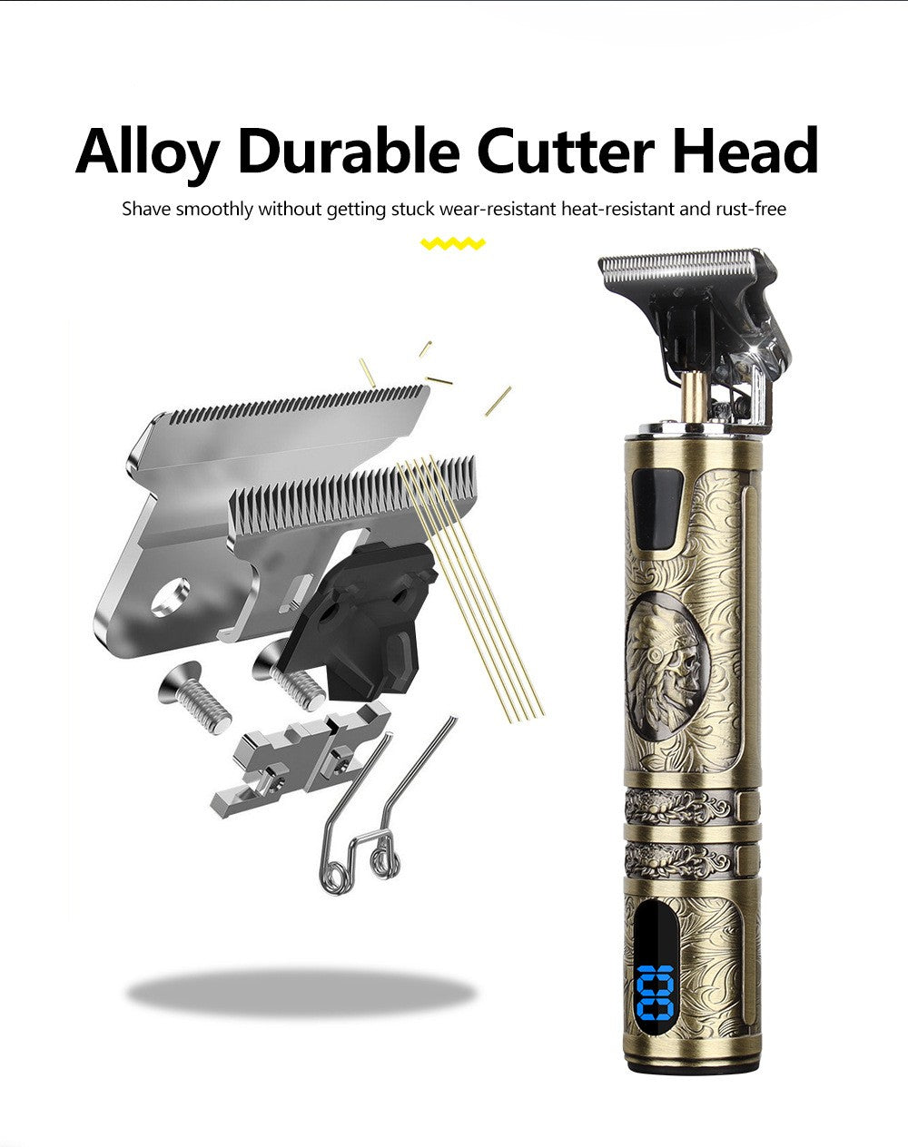 Maquina para cortar cabello T9 para hombre