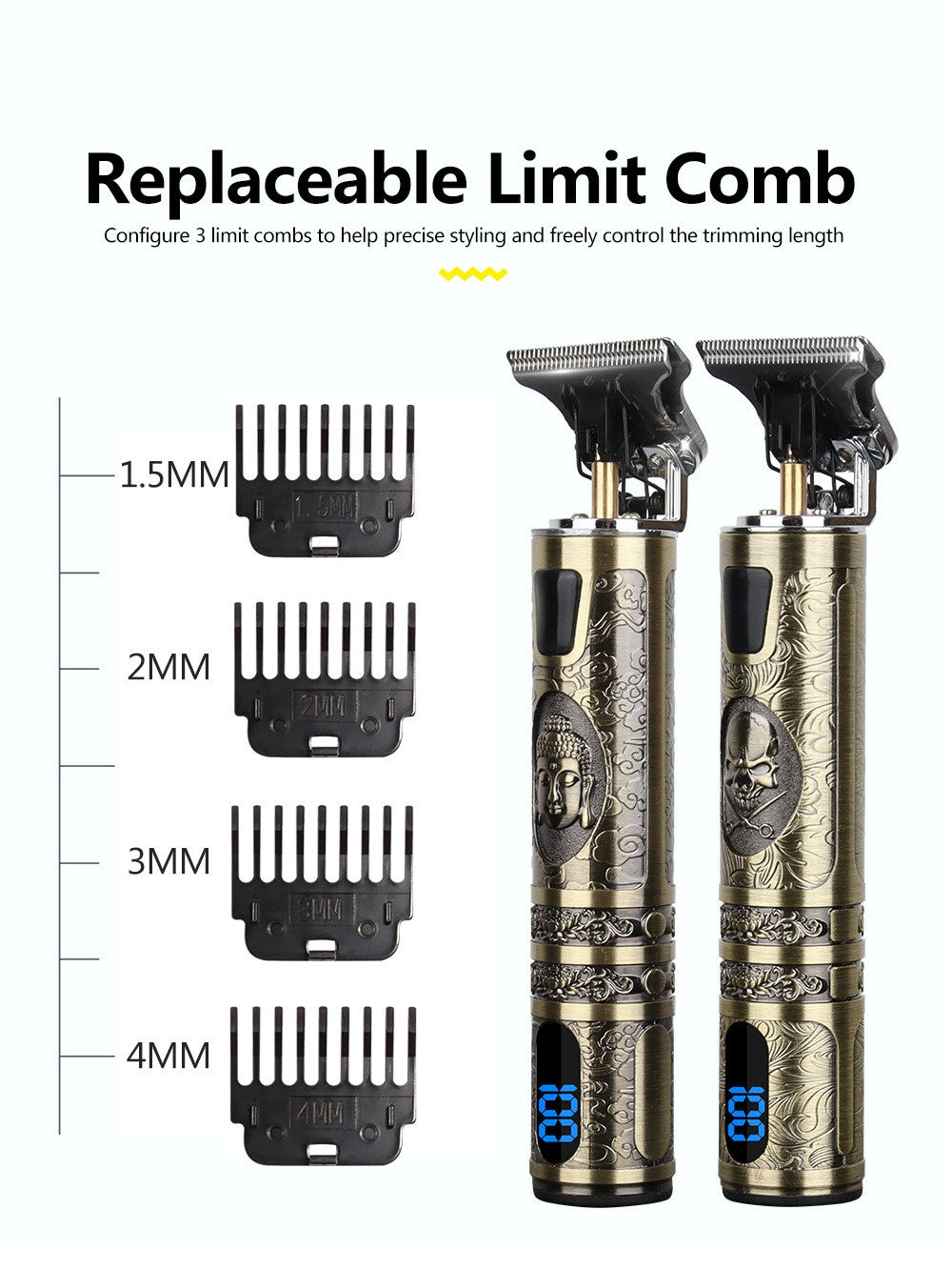 Maquina para cortar cabello T9 para hombre