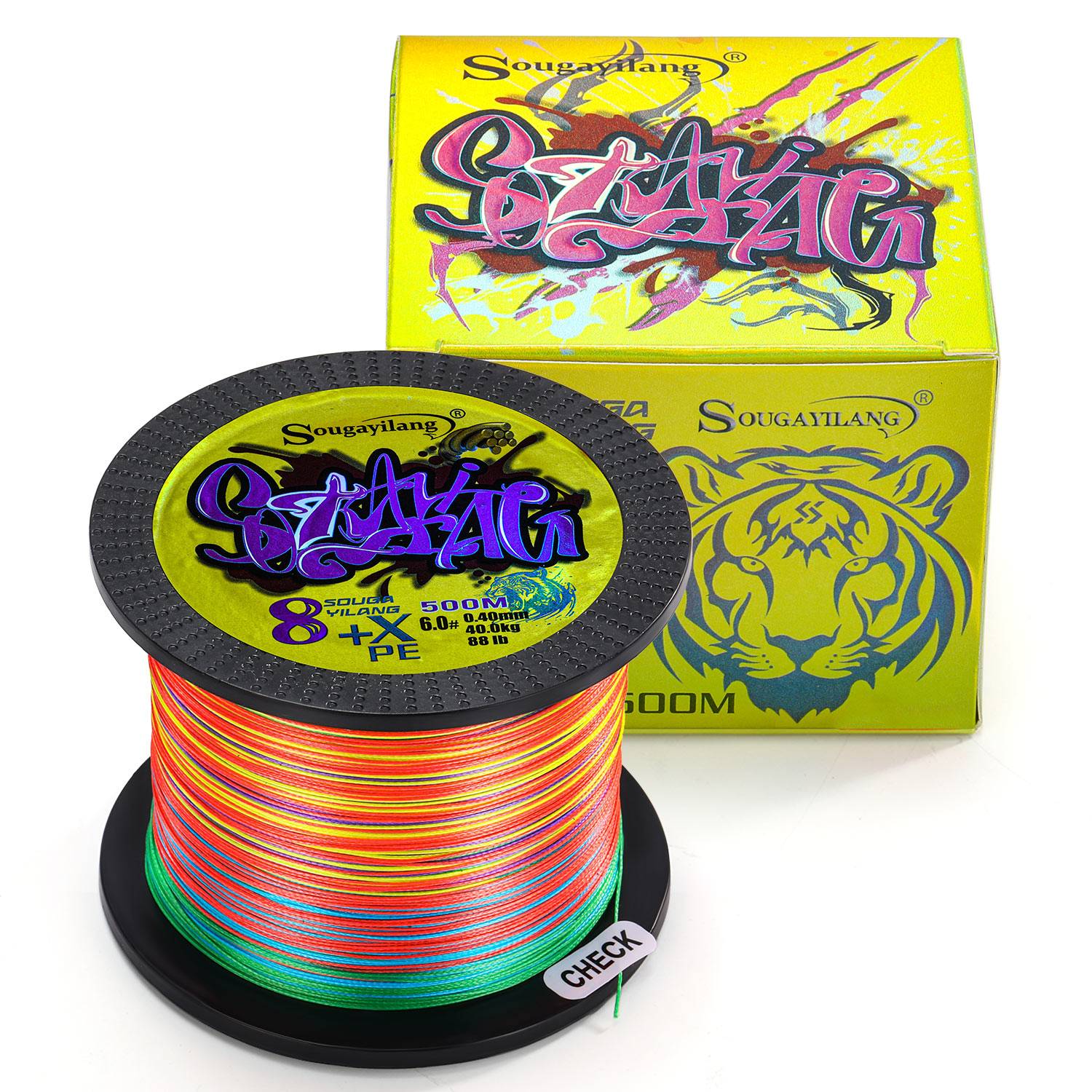 Sougayilang 100M 300M 500M X8 hilo de pescar trenzado 0,12-0,40mm hilo de pescar de carpa multifilamento multifunción para 22-88LB
