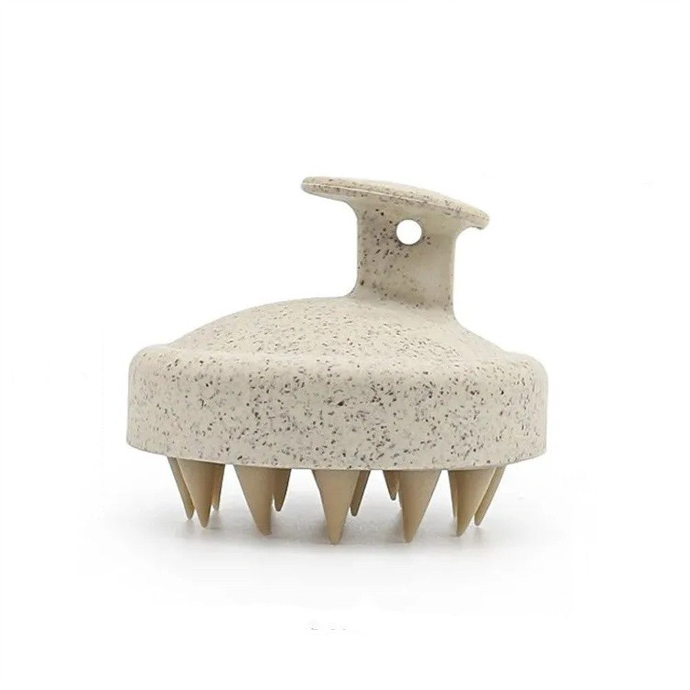 Cepillo masajeador de silicona para cuero cabelludo