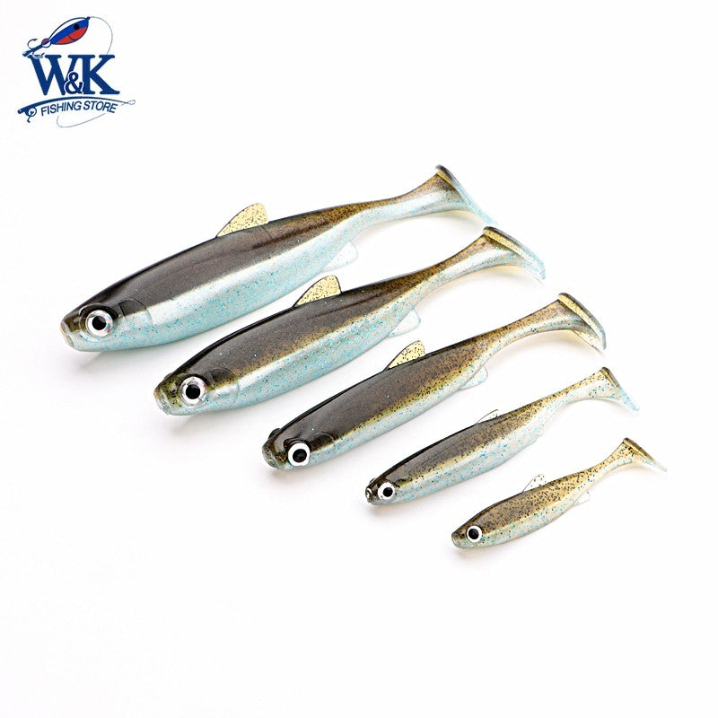 2024 nuevo cebo blando 5 tamaños Hoduller Swimbait para Lucio Zander Snook perca Señuelos de pesca con ojos 3D JIG Head Rig señuelo suave