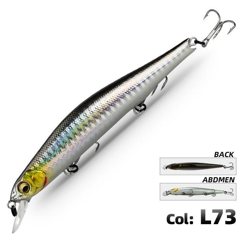 MEREDITH ORBIT-110SP sistema magnético Orbital Señuelos de Pesca superiores Minnow Wobbler calidad aparejos de pesca anzuelos para pesca