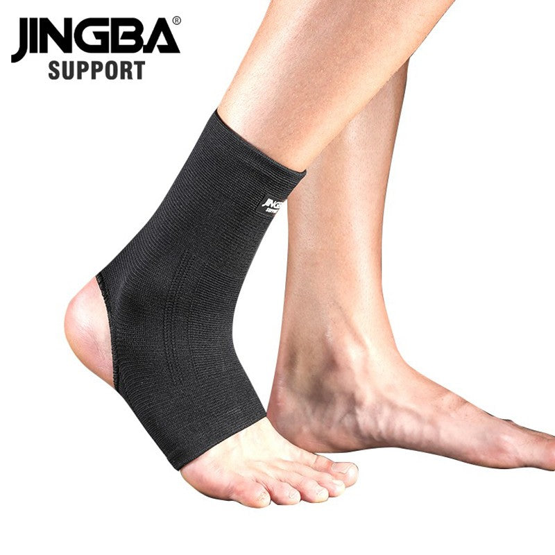 Soporte JINGBA, 1 Uds., envío directo, tobillera de compresión de nailon negro, Protector de soporte para deportes al aire libre, articulación protectora del tobillo