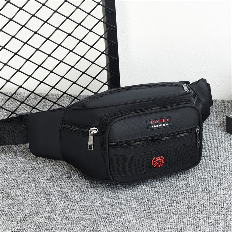 Riñonera multifuncional Unisex de gran capacidad, impermeable, Oxford, paquete de negocios, bolso cruzado de pecho a la moda para viajes y trabajo