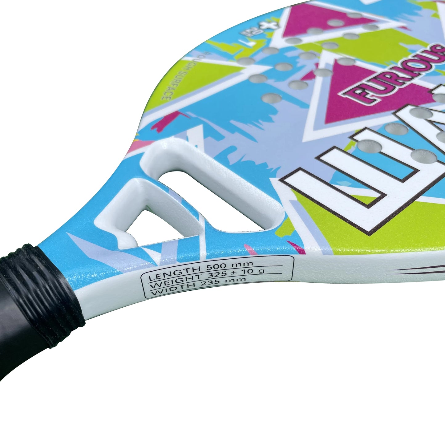 Professional Carbon Beach Tennis Racket Rough Face Tennis Racquet 