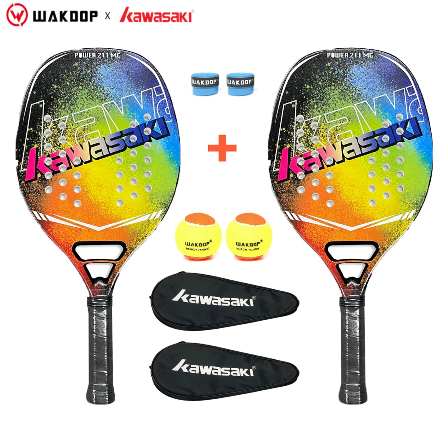 Professional Carbon Beach Tennis Racket Rough Face Tennis Racquet 