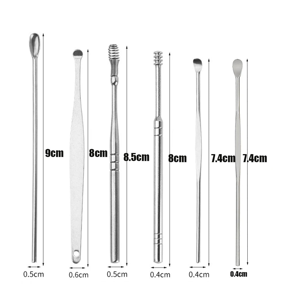 Stainless Steel Ear Cleaner Spoon Ear Cleaning Tool