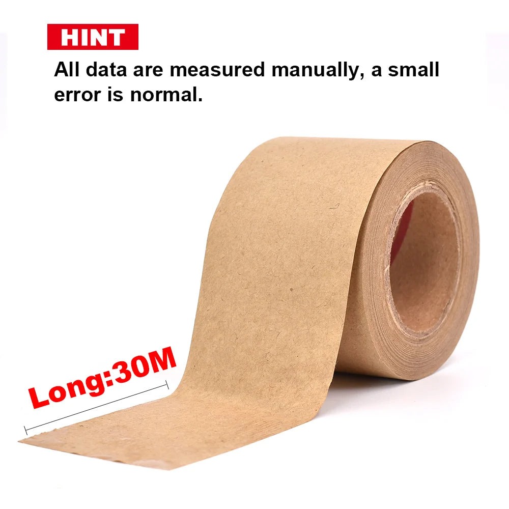 Water Activated Reinforced Packing Tape Kraft Paper Tap for Writable 