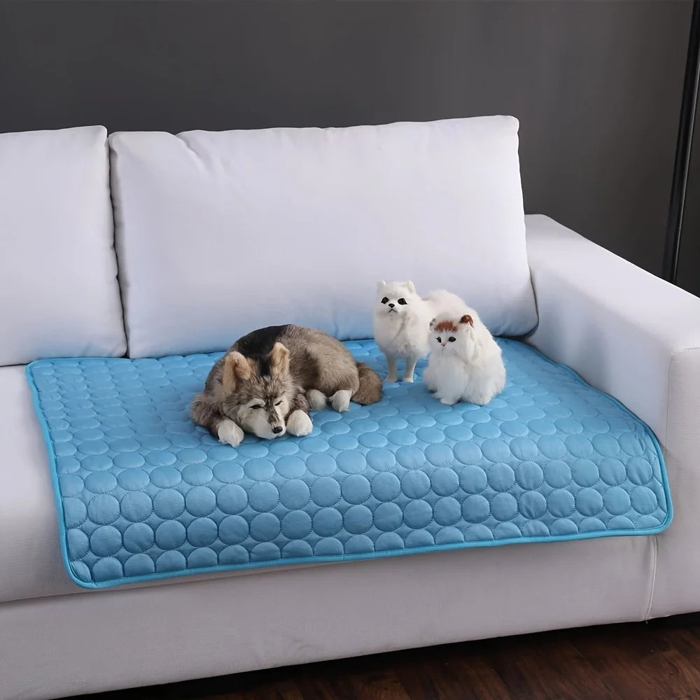 Pet Cooling Mat, Extra Large Cool Bed for Small Dogs 