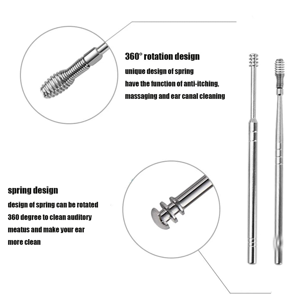 Stainless Steel Ear Cleaner Spoon Ear Cleaning Tool