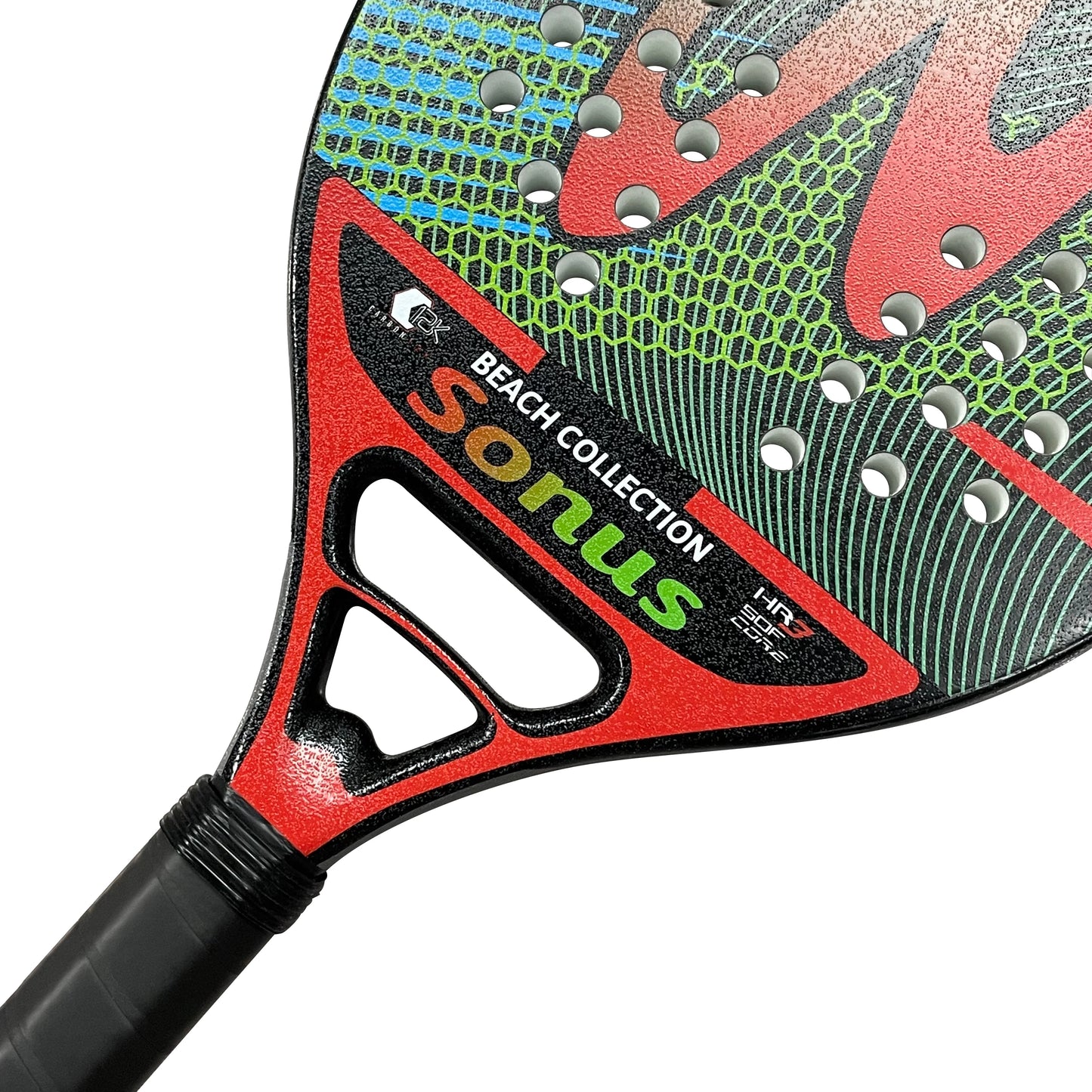 Professional Carbon Beach Tennis Racket Rough Face Tennis Racquet 