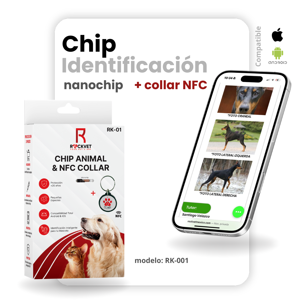 Nano CHIP de identificación Pequeñas especies