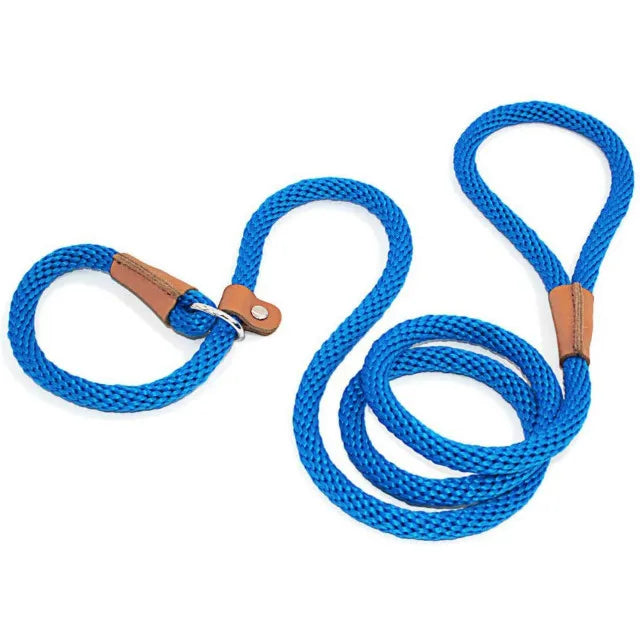 Dog Collar Anti-slip Lead Leash High Strength Braided Rope 