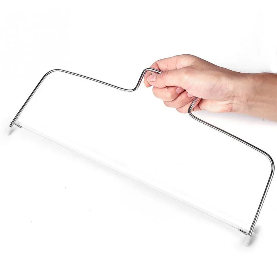 Adjustable Height Line Cake Cutting Slicer Steel Device