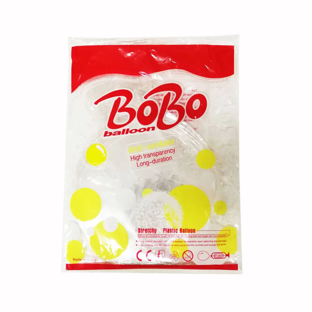 12/18/20/24/36 Inch Transparent Inflatable Bobo Balloon Supplies 