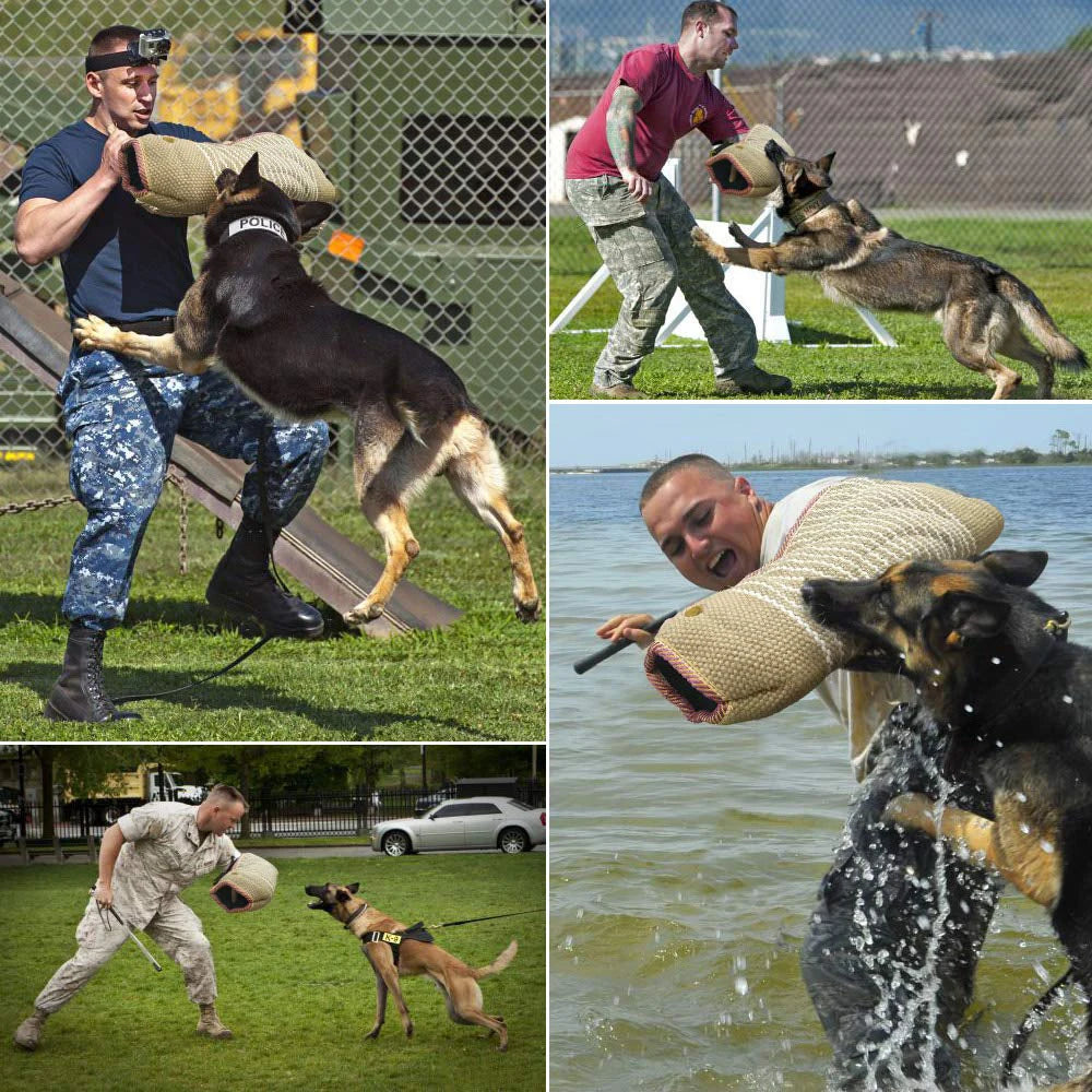 Manga de brazo de entrenamiento para perros, juego de entrenamiento profesional